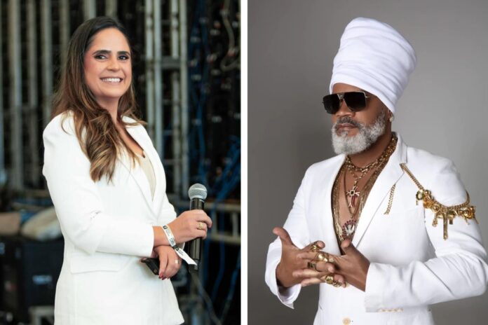 Fabi Maimone e Carlinhos Brown
